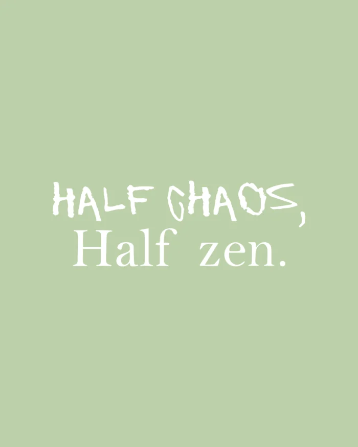 Camiseta "Half Chaos, Half Zen" - Imagem 10