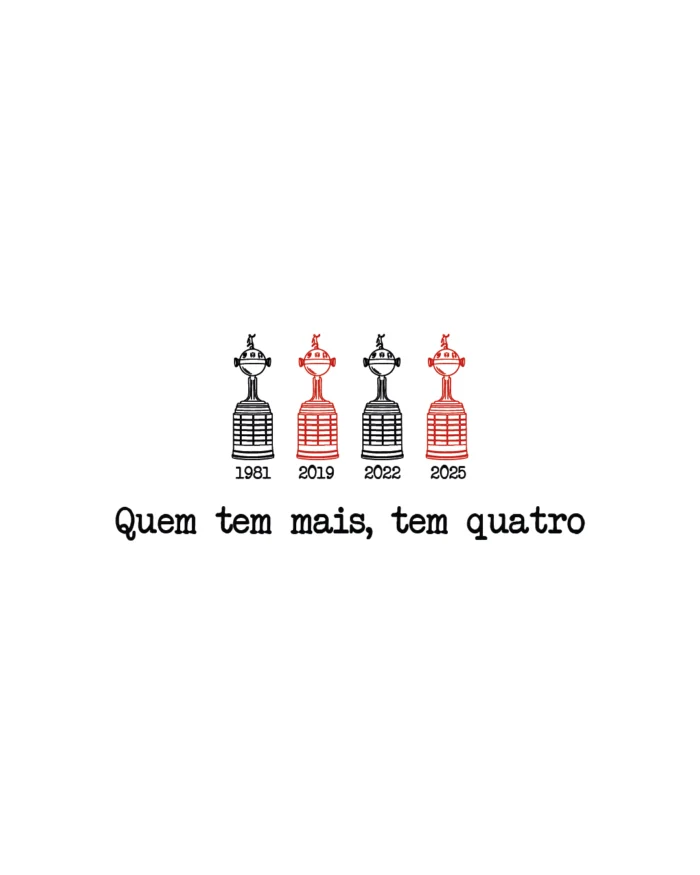 Camiseta "Quem Tem Mais Tem Quatro" - Imagem 2
