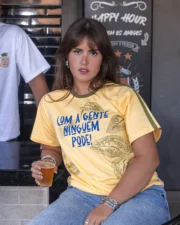 Camiseta "Com a gente ninguém pode" - Imagem 3